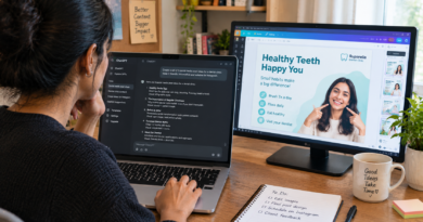 Freelancer using AI tools to increase productivity without sacrificing quality