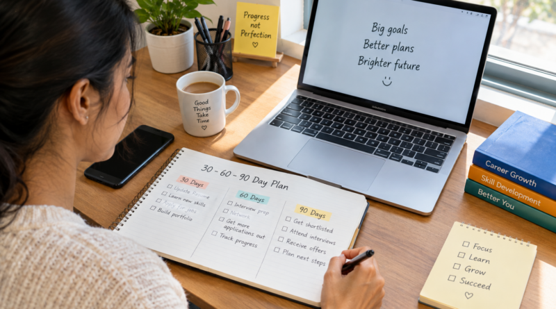 Beginner following a 90-day roadmap to become a freelancer in 2026