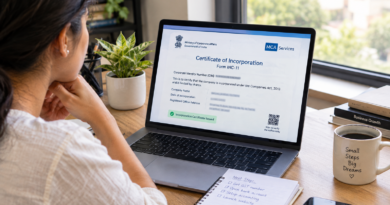 Founder completing Startup India DPIIT registration for tax benefits